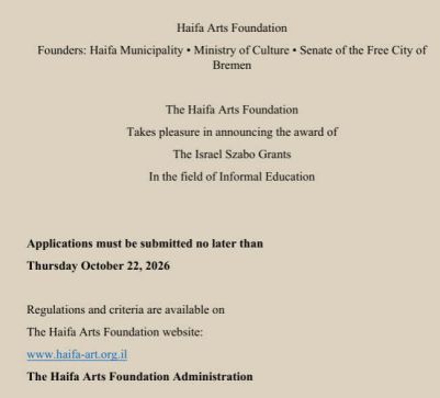The 2026 Szabo Foundation Grants for Non-Formal Education